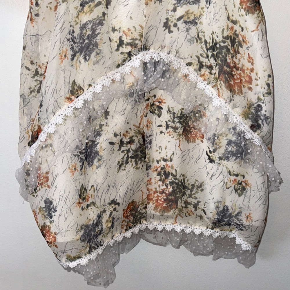 Seven Wonders Floral Lace Trim Dress - Picture 5 of 7